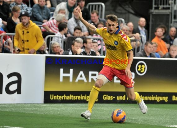 Hallen-Fussball Turnier Harder13 CUP in der SAP Arena Mannheim 05.01.2013  (© Siegfried Lörz)